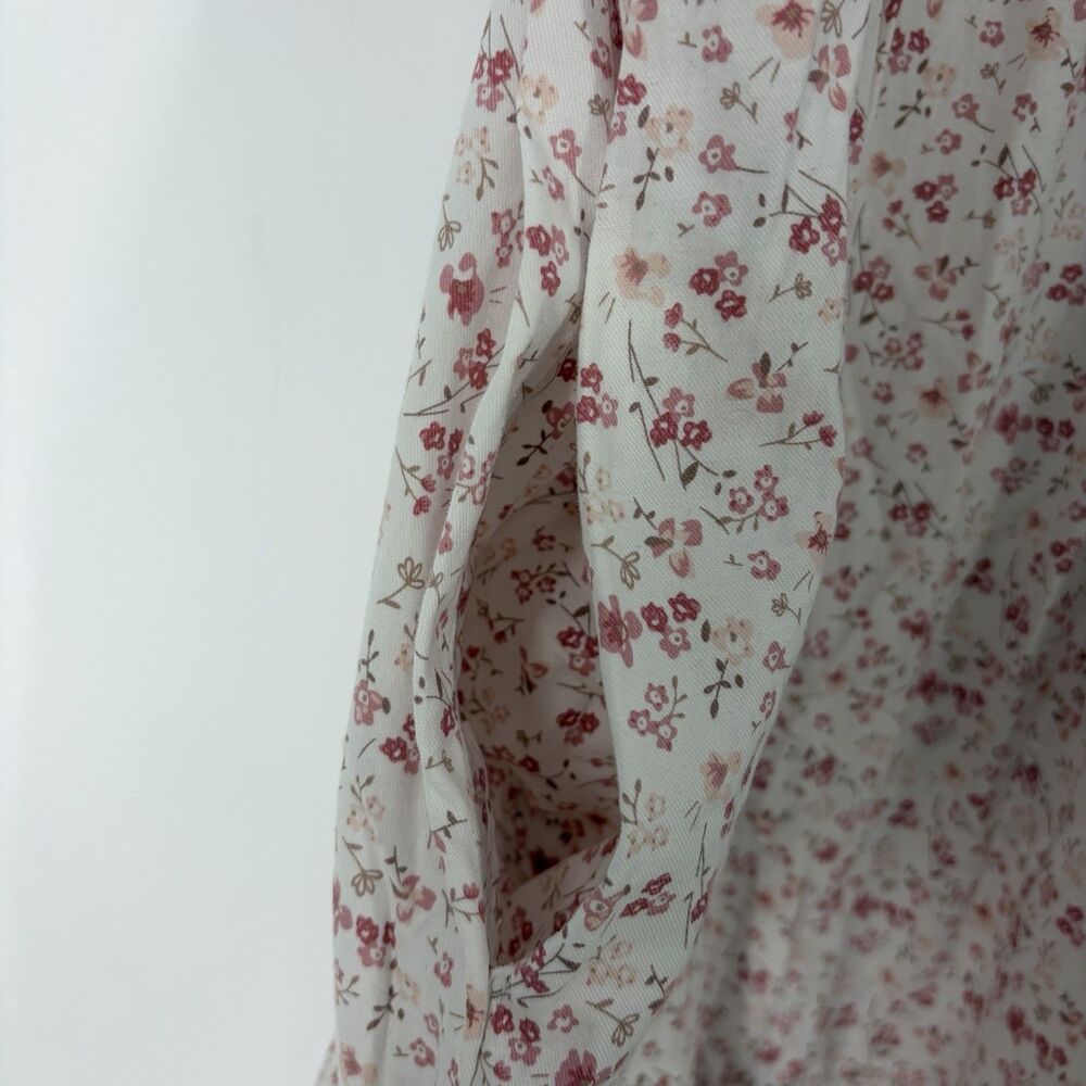 Petite Plume Chloe Nightgown Size Small Floral Print Sleep Dress Cottagecore - Picture 4 of 11